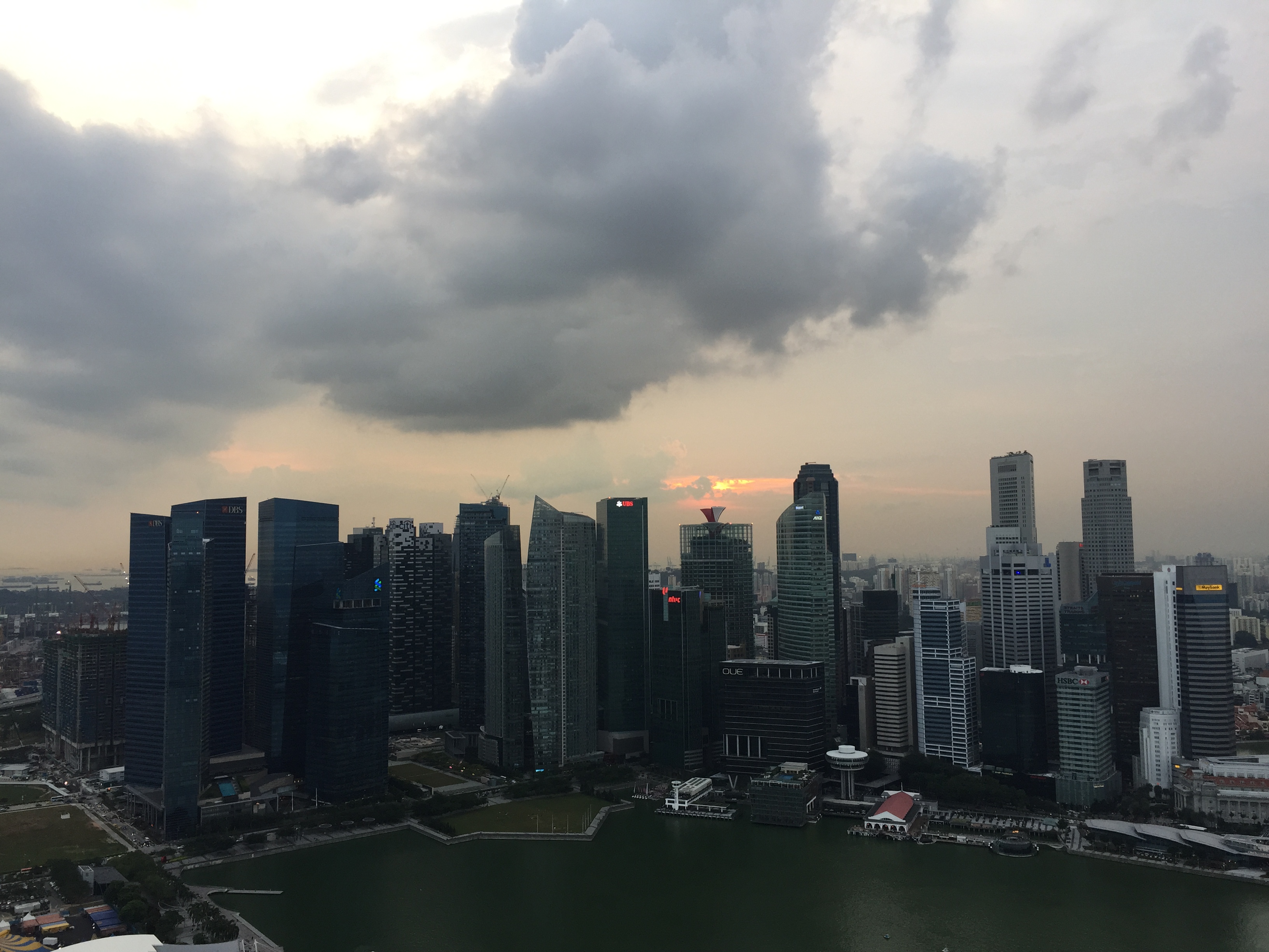 View from Marina Bay Sands Skydeck