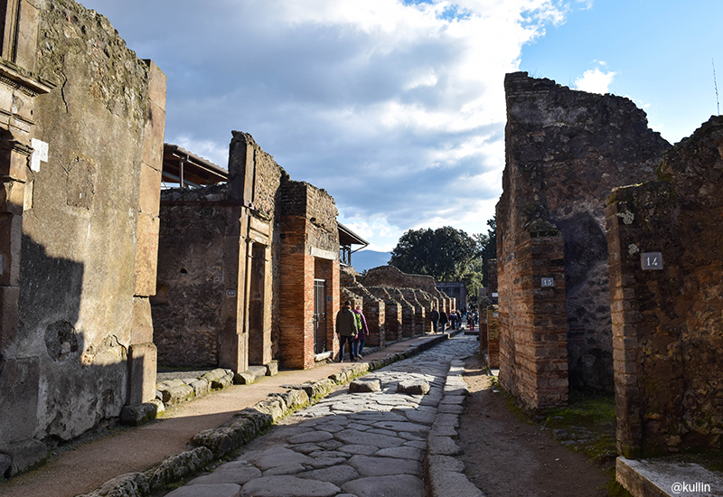 streets in Pompeii